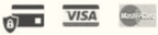 We accept Visa and Mastercard